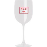 Vue 3 de Verre de champagne en plastique St. Moritz