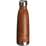 Vue 1 de Bouteille à double paroi avec optique bois Tampa