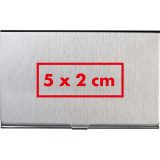 Vue 4 de Etui en acier inox à cartes de visite Cornwall