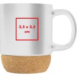 Vue 4 de Tasse avec base en liège Gistel