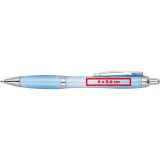 Vue 4 de Stylo à bille transparent Alken