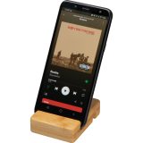 Vue 3 de Porte-smartphone en bambou San Sebastián