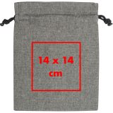 Vue 3 de Sac en coton Pasadena