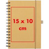 Vue 4 de Carnet de notes en carton Silkeborg
