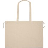Vue 3 de Sac en coton bio avec fermeture Imola