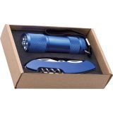 Vue 1 de Set de lampe de poche et canif Dover