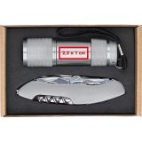Vue 9 de Set de lampe de poche et canif Dover