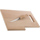 Vue 1 de Planche en bois avec couteau Lizzano