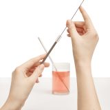 Vue 3 de DRINK FRIENDLY - Kit de paille en acier inoxydable