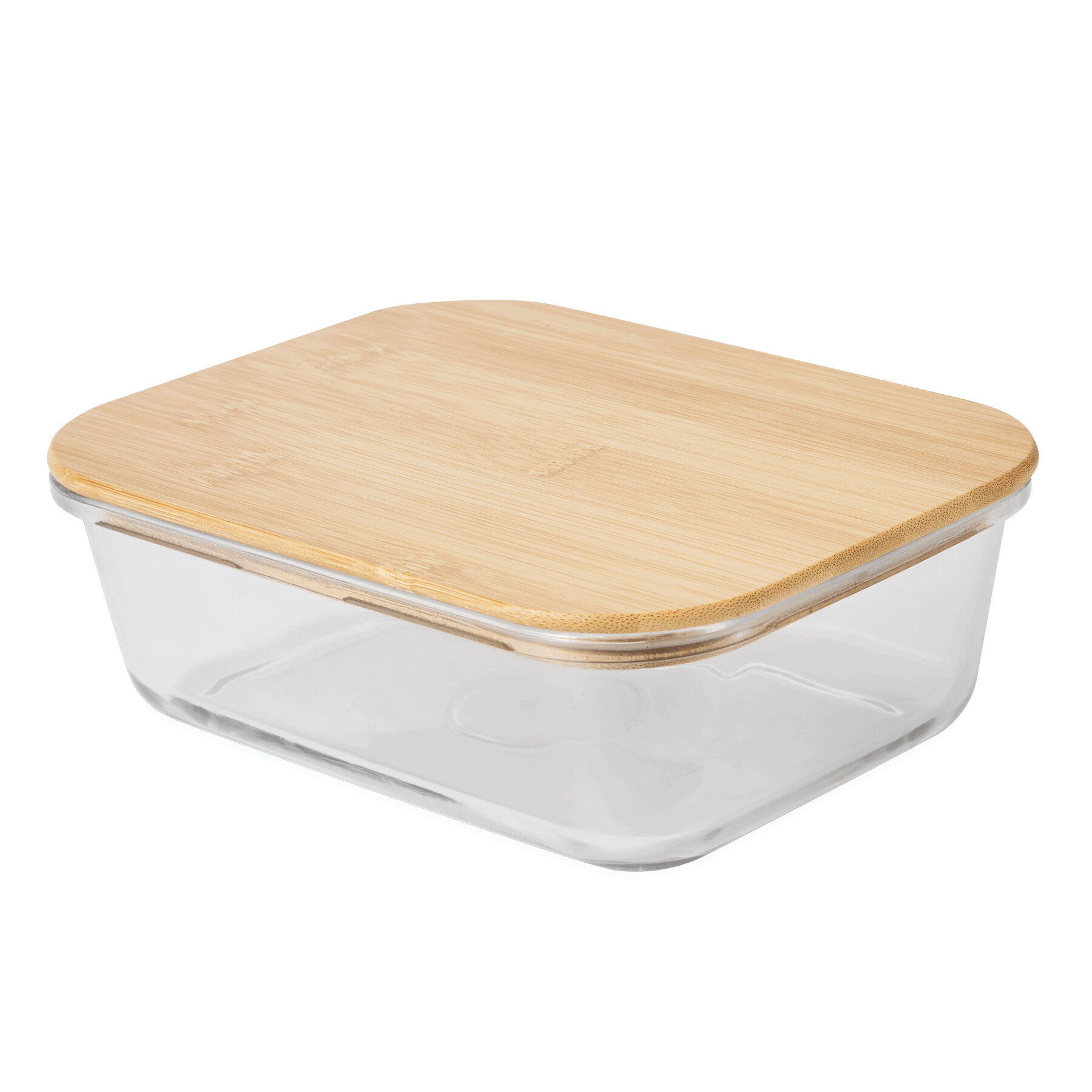 ROSILI L - Boîte à déjeuner, avec couvercle en bambou: capacité env. 1.060 ml