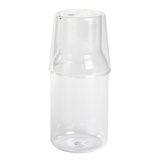 Vue 1 de CALMY - Carafe en verre avec verre