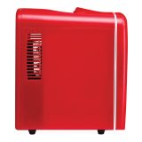 Vue 5 de HOT AND COOL - Mini réfrigérateur rouge