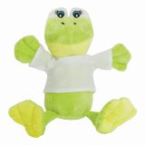 Vue 2 de FRIEDA - Peluche grenouille