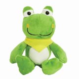Vue 2 de BERND - Peluche grenouille