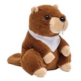 Vue 2 de JUSTIN Plush - JUSTIN Plush, Castor en peluche