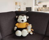 Vue 5 de BATU - Grande peluche singe