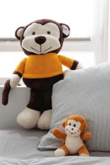 Vue 7 de BATU - Grande peluche singe