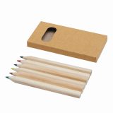 Vue 4 de TINY TREE - 6 petits crayons en couleur