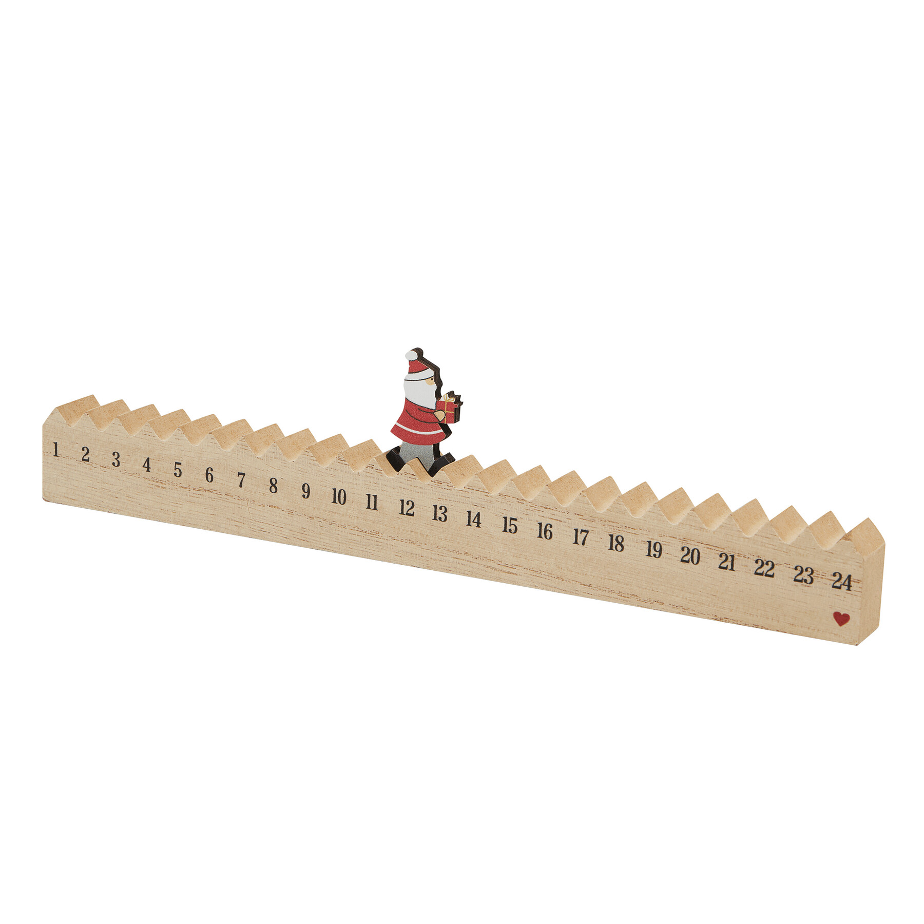WALKING SANTA - Calendrier en bois