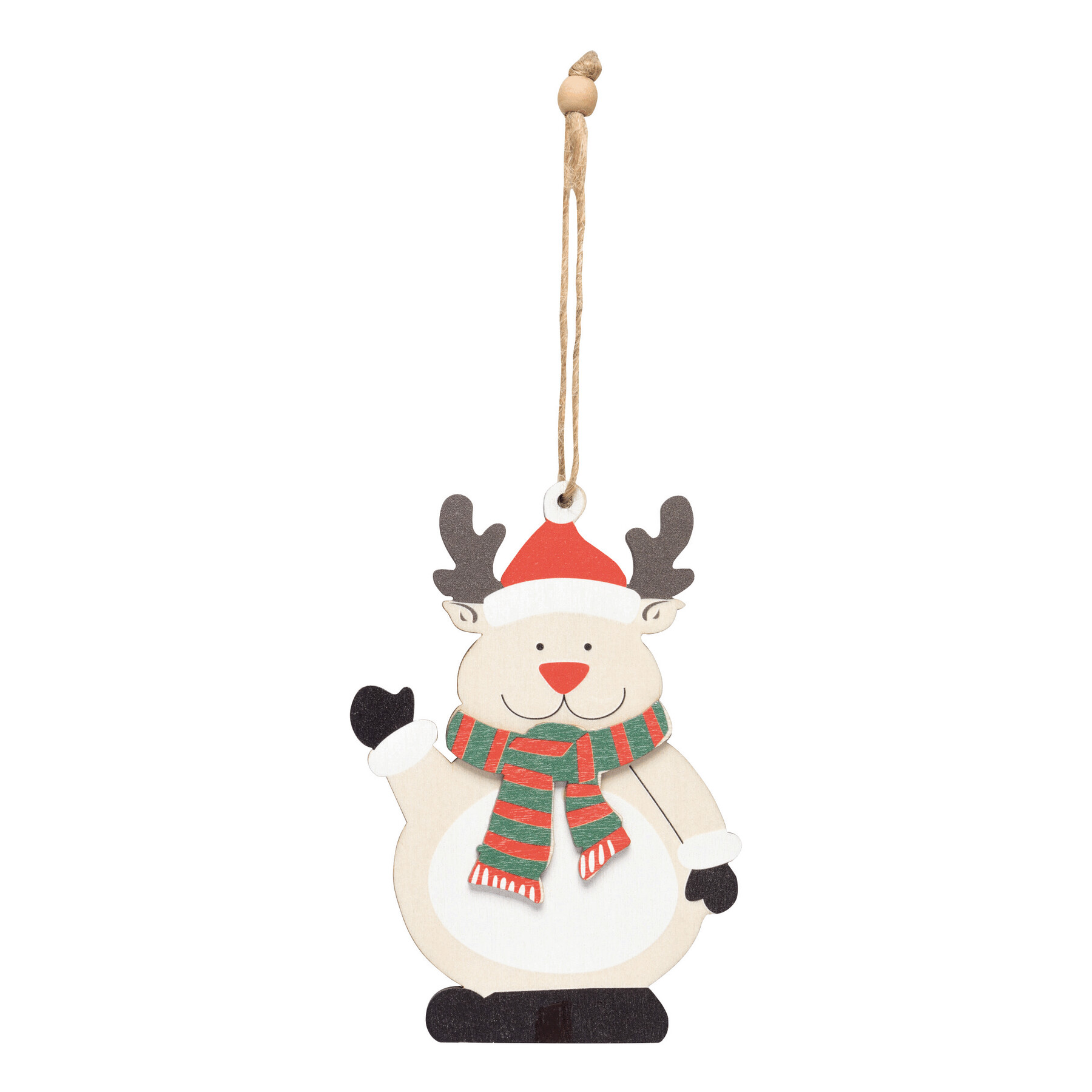 WOODEN SNOWI - Cadeau / pendentif arbre