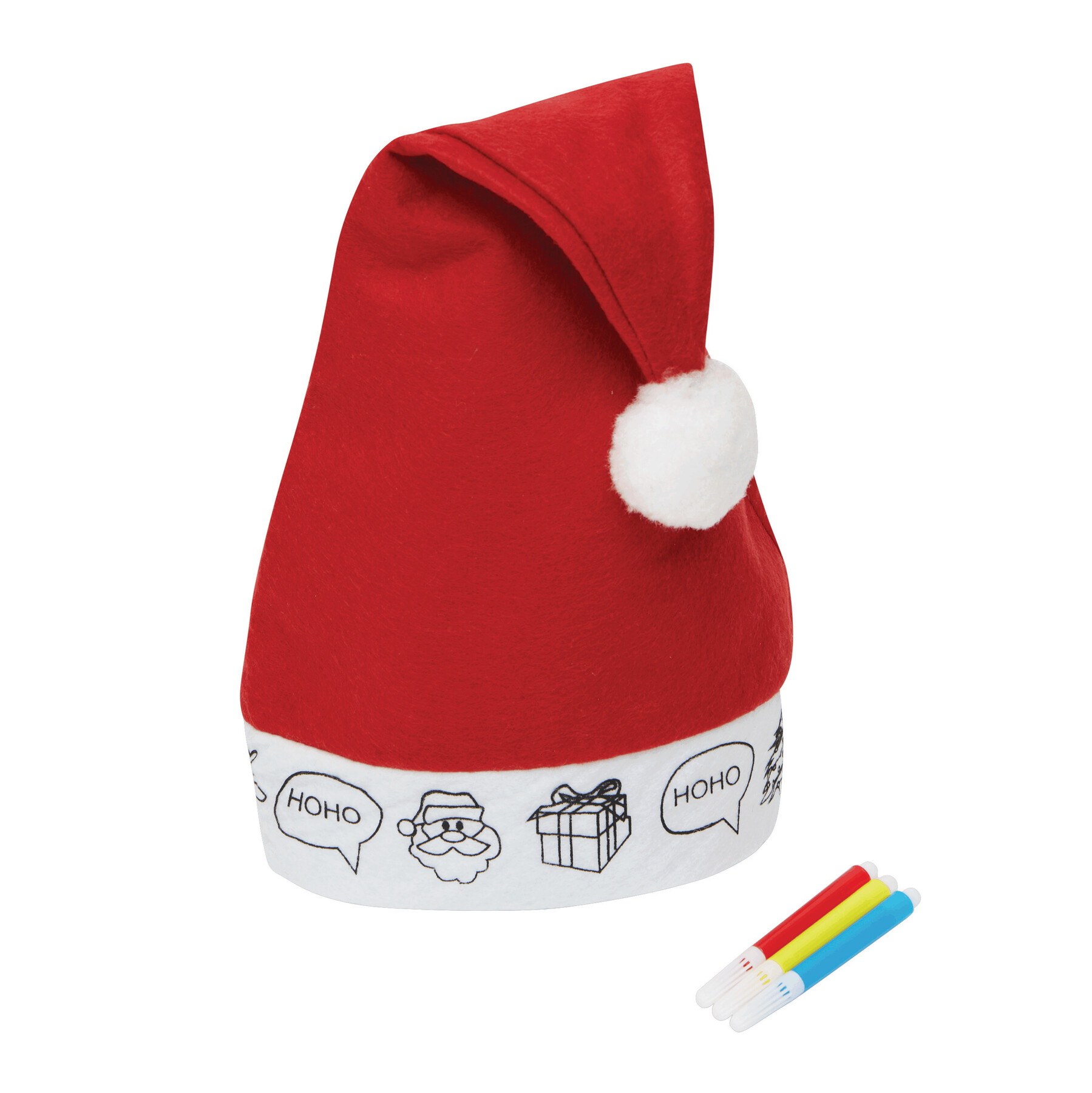 COLOURFUL HAT - Bonnet de noël en feutre