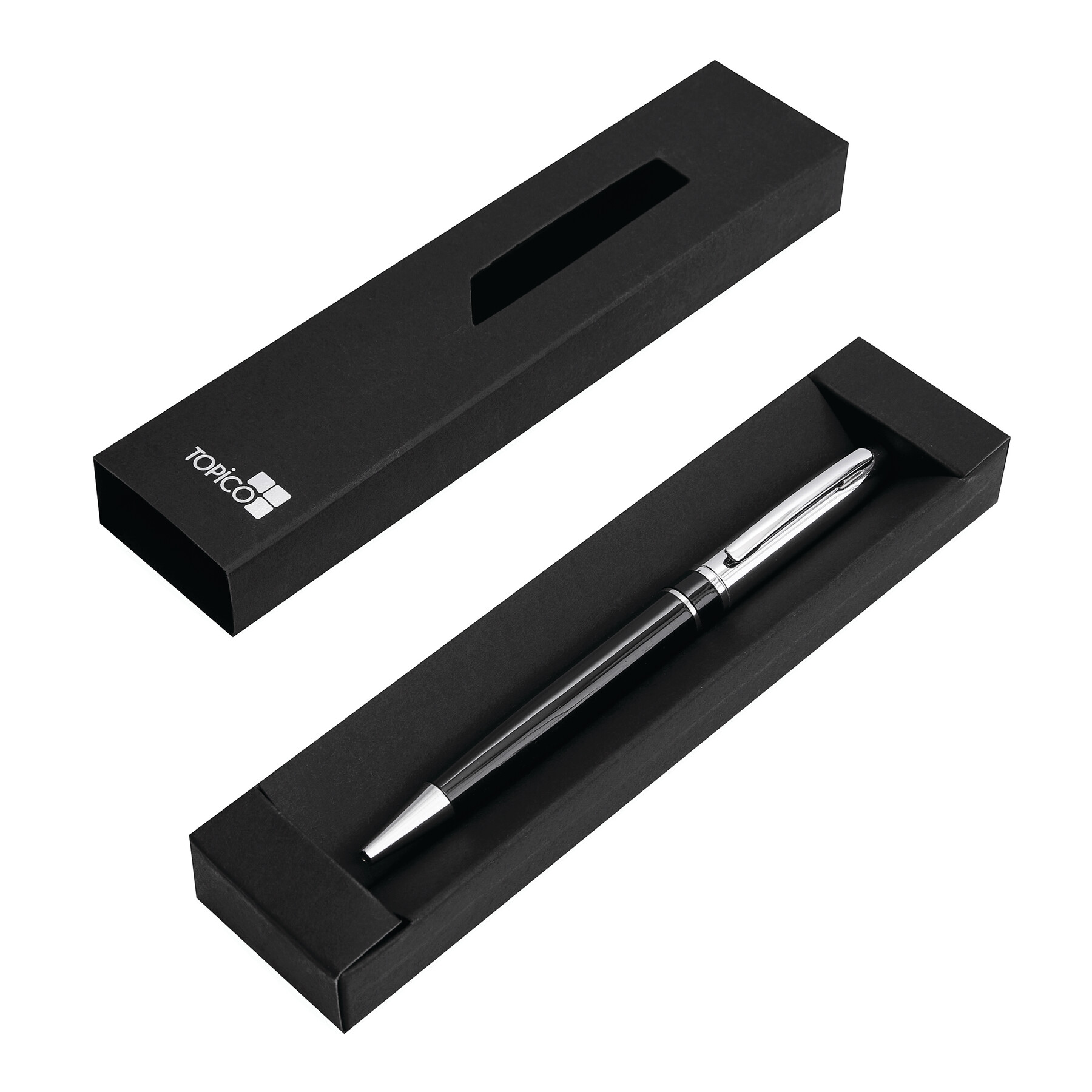 SILVER LINe - Stylo à bille en métal