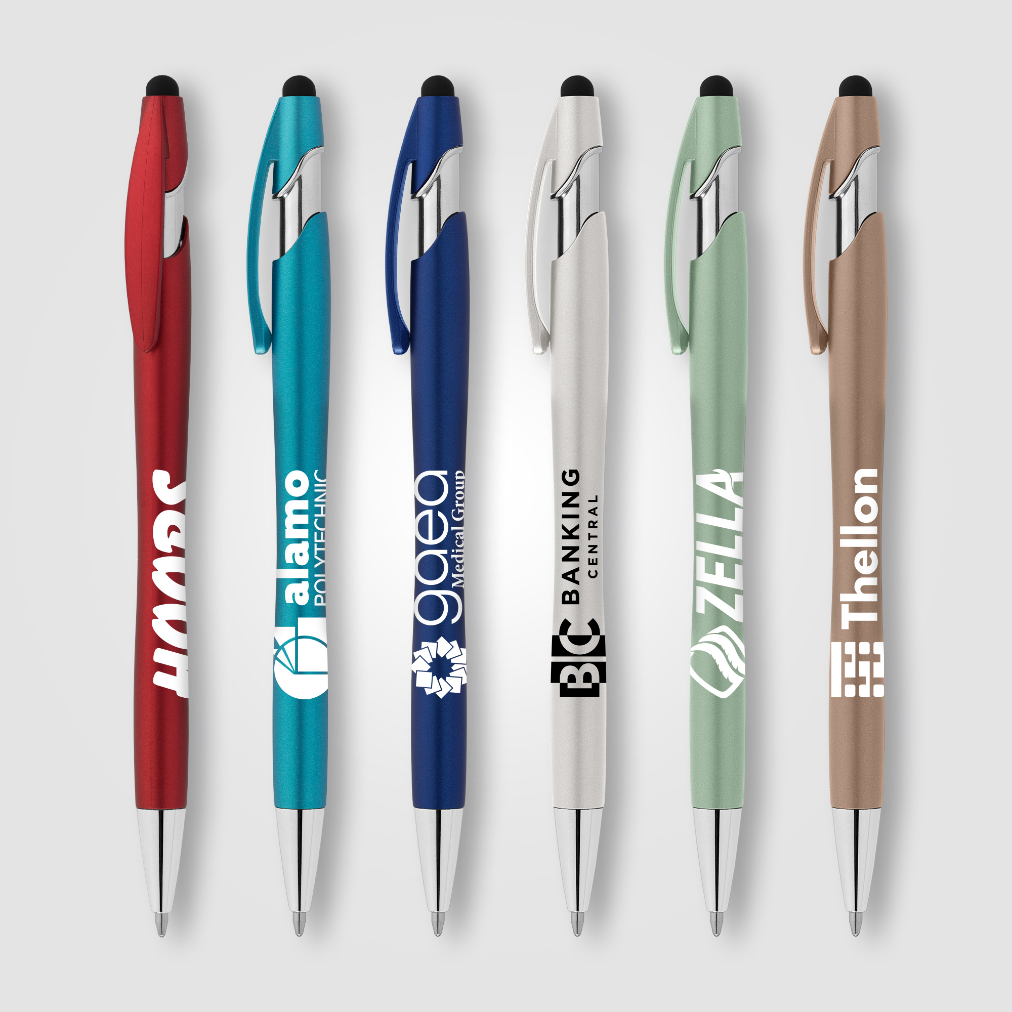 Stylo recyclé La Jolla avec stylet + encre anti-fraude