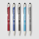 Vue 6 de Stylo Crosby Mat Stylet coté clip