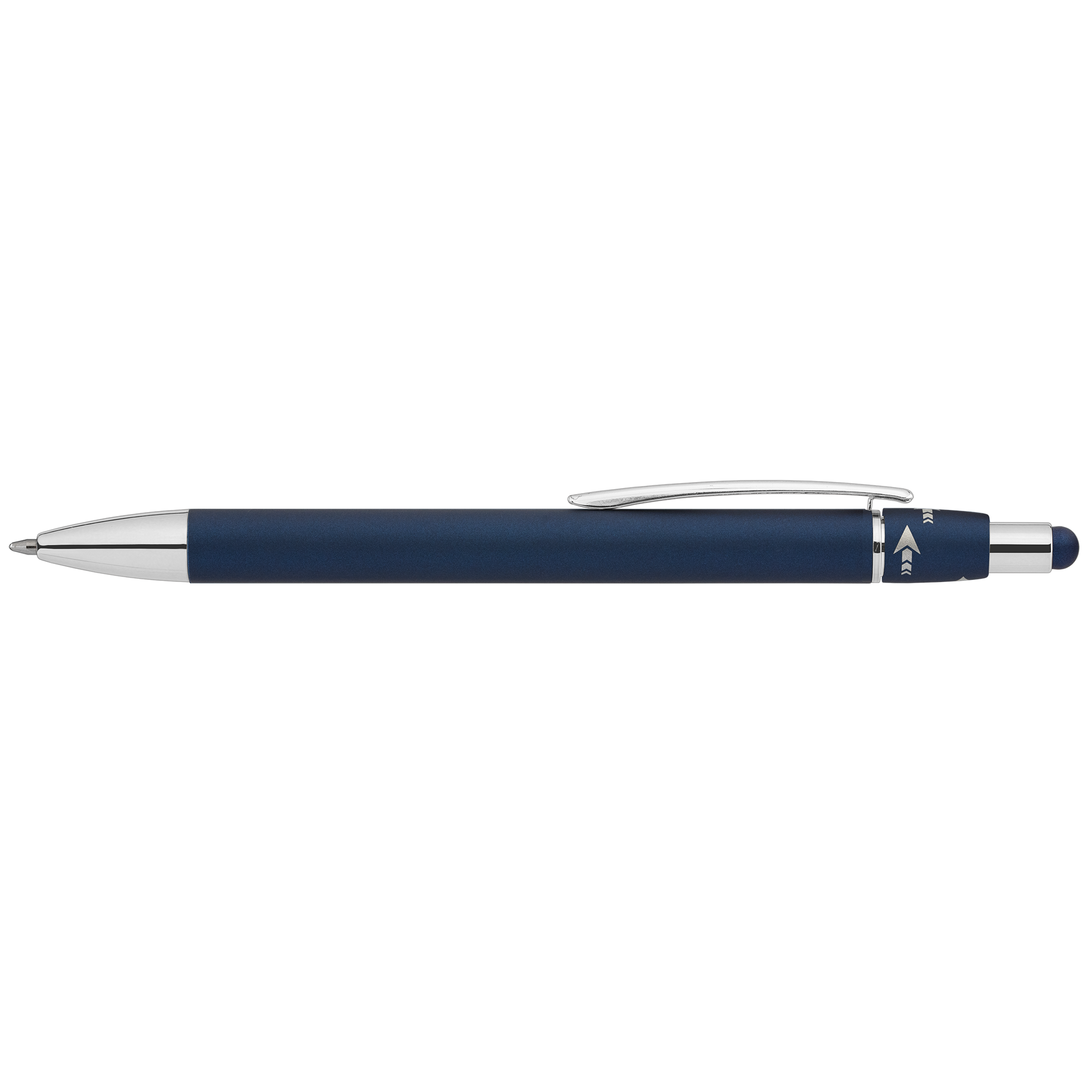 Orbit Spinner Stylo en métal chromé avec stylet