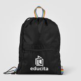 Vue 5 de Sac Spectrum à cordon en polyester recyclé - 8 L