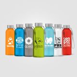 Vue 5 de Skye - Bouteille d'eau 500 ml en rPET avec bracelet de poigne