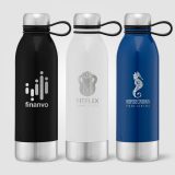 Vue 5 de Sydney - Bouteille de sport en acier inoxydable de 740 ml