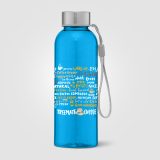 Vue 1 de Skye - Bouteille d'eau 500 ml en rPET avec bracelet de poigne
