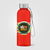 Vue 26 de Skye - Bouteille d'eau 500 ml en rPET avec bracelet de poigne