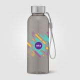 Vue 10 de Skye - Bouteille d'eau 500 ml en rPET avec bracelet de poigne
