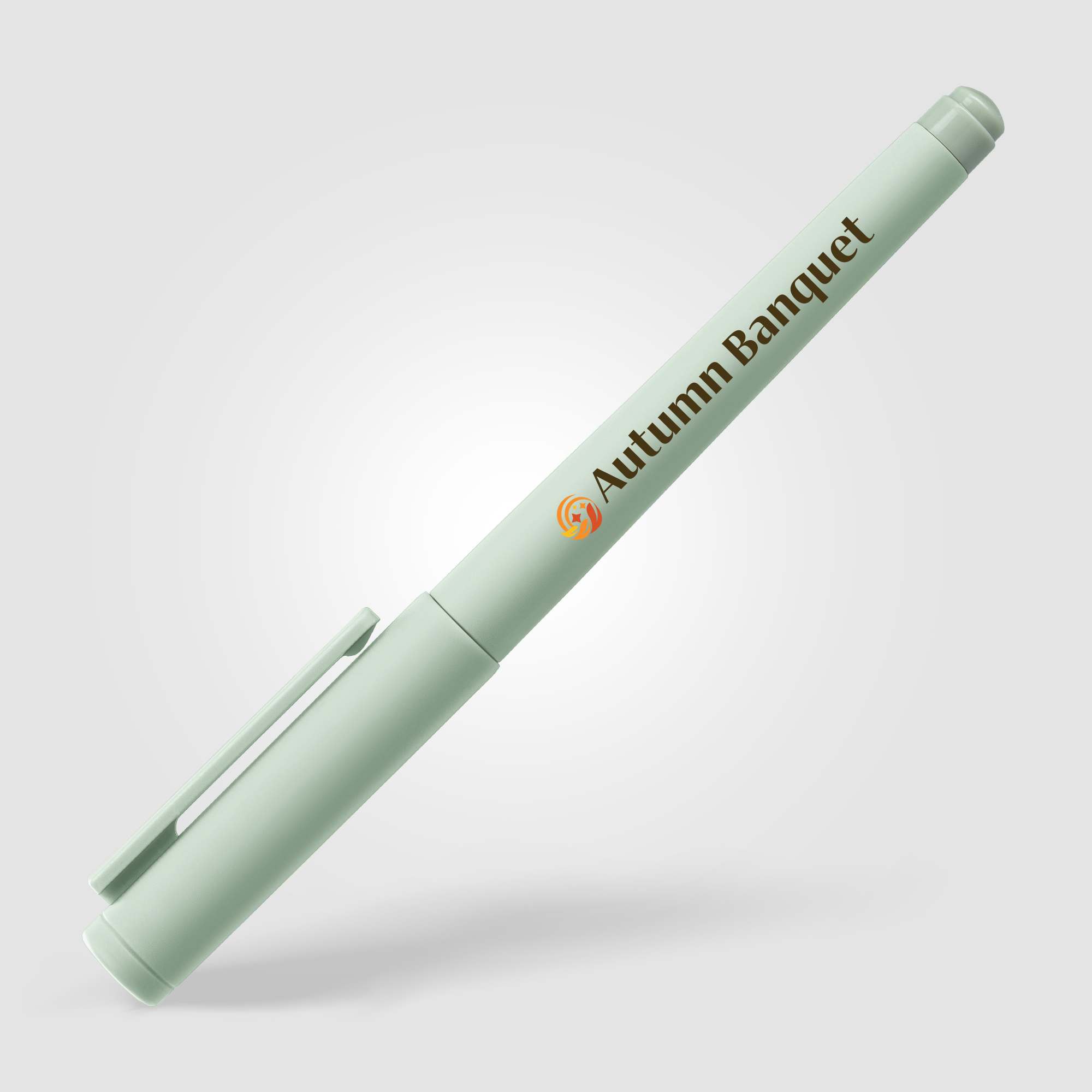 Stylo gel Aeris, plastique recyclé, monochrome
