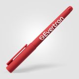 Vue 2 de Stylo gel Aeris, plastique recyclé, monochrome