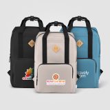 Vue 8 de Sac à dos Majesty, sangle réglable, nylon 300D rPET, 38 cm - 16 L
