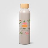 Vue 16 de Gourde Eden en acier inoxydable recyclé avec couvercle en bambou – 590 ml