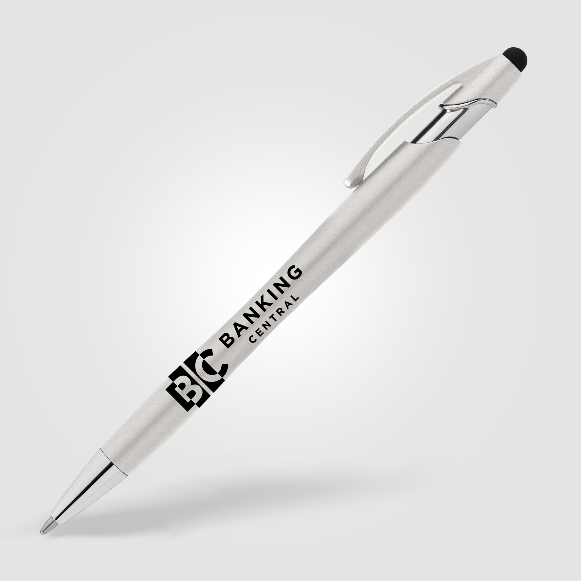 Stylo recyclé La Jolla avec stylet + encre anti-fraude