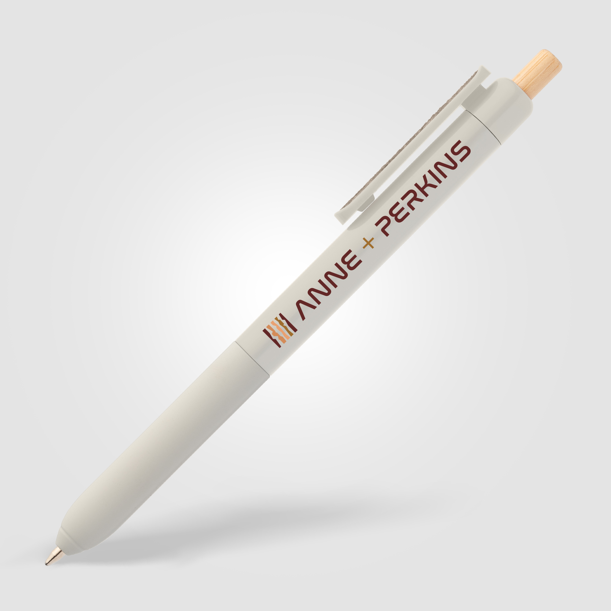 Stylo à clip sensoriel en plastique recyclé Echo