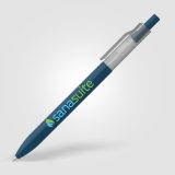 Vue 11 de Stylo Nimbus à clip translucide rPET