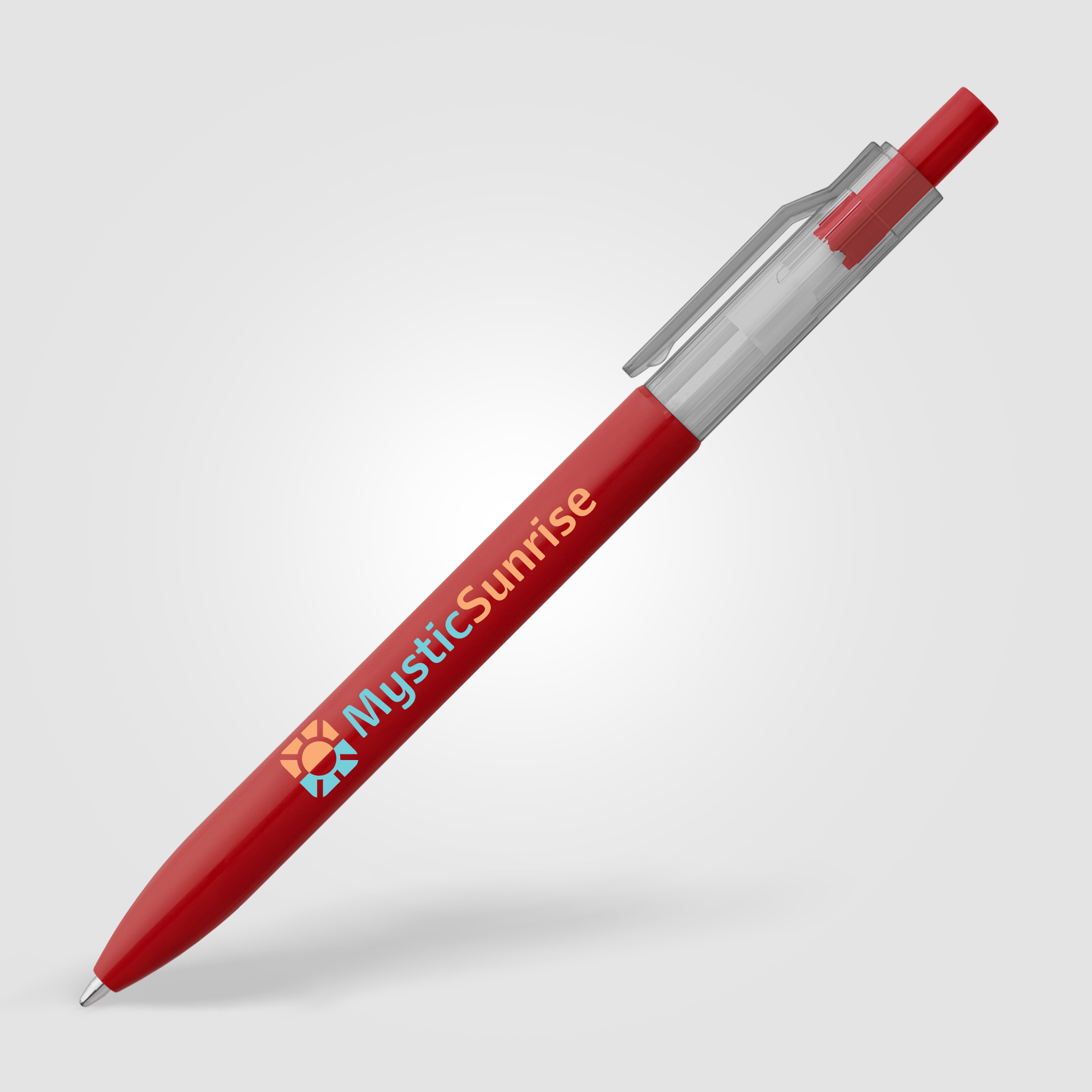 Stylo Nimbus à clip translucide rPET