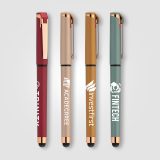 Vue 8 de Islander Softy Rose Gold Designer Stylo à gel métallique avec stylet