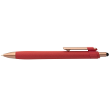 Vue 4 de Stylo bille stylet York, plastique recyclé, finition bronze