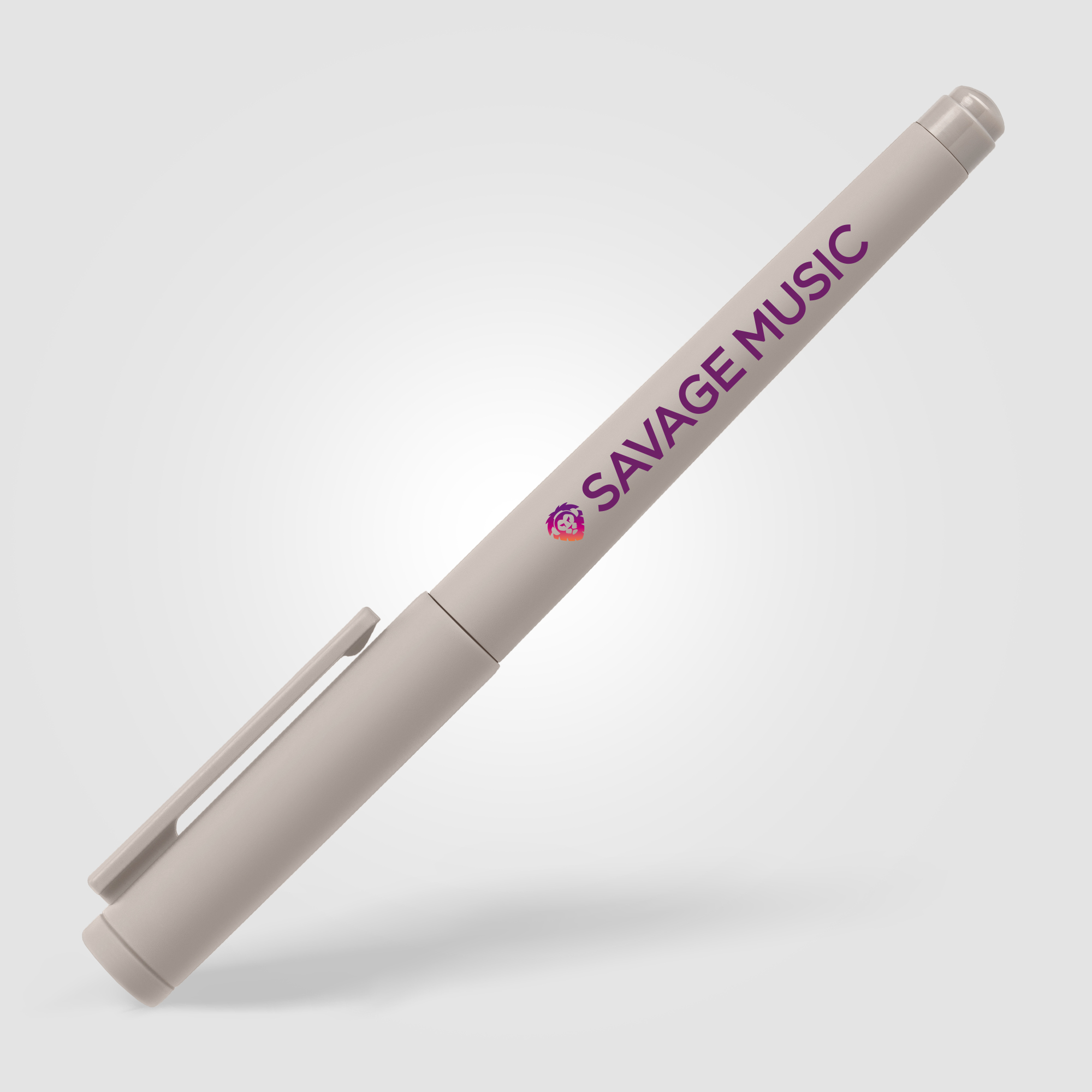 Stylo gel Aeris, plastique recyclé, monochrome