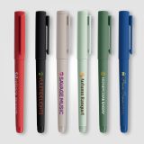 Vue 6 de Stylo gel Aeris, plastique recyclé, monochrome