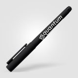 Vue 12 de Stylo gel Aeris, plastique recyclé, monochrome
