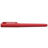 Vue 3 de Stylo gel Aeris, plastique recyclé, monochrome