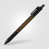 Vue 1 de Stylo Bloom Essentials rétractable en plastique recyclé au toucher doux